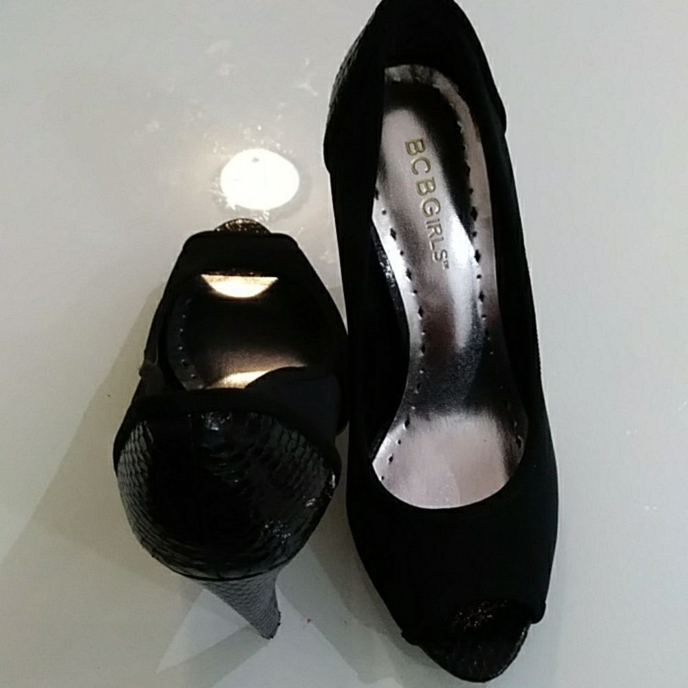 BCBGirls Peep Toe Heels